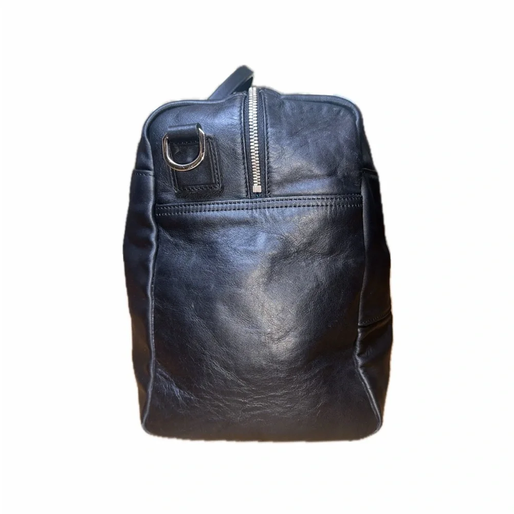 Longchamp Baxi Leather Duffel Bag
